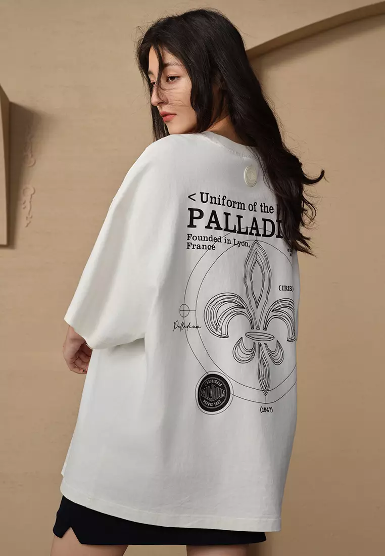 MEN'S PALLADIUM LOGO LOOSE FIT COTTON T-SHIRT