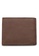 Volkswagen brown Men's RFID Genuine Leather Bi Fold Center Flap Short Wallet With Coin Compartment ECC1CAC32B0F9AGS_2