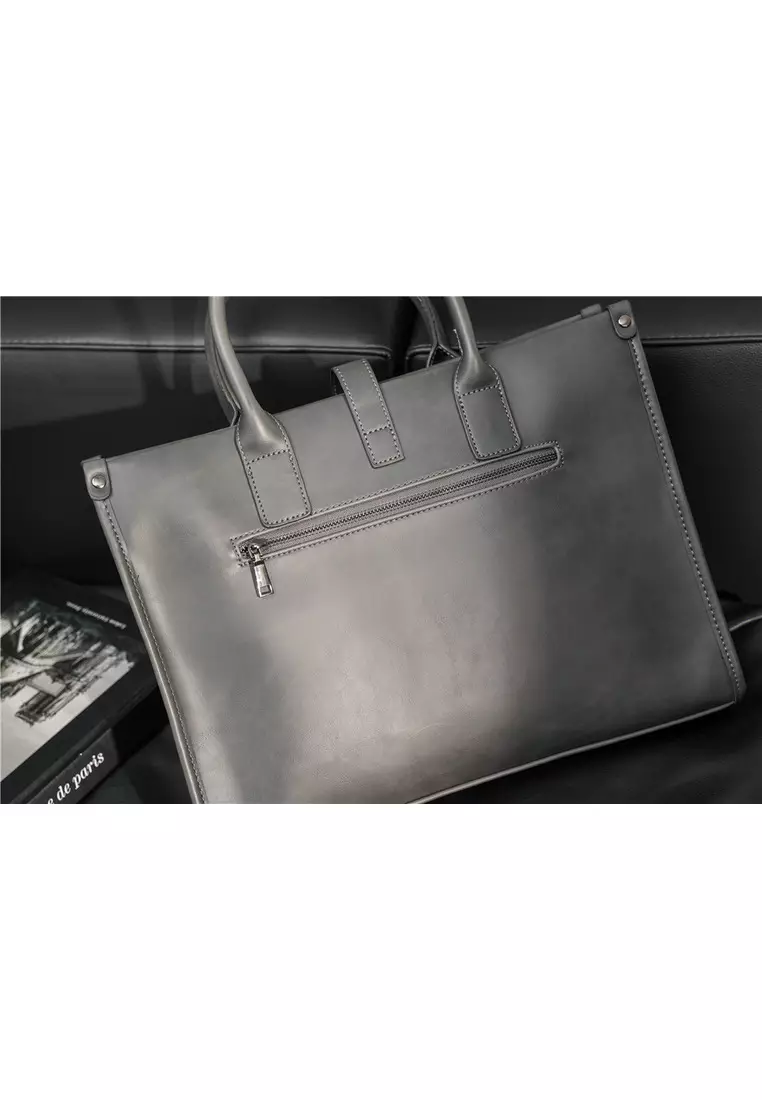 Leather Business Laptop Briefcase