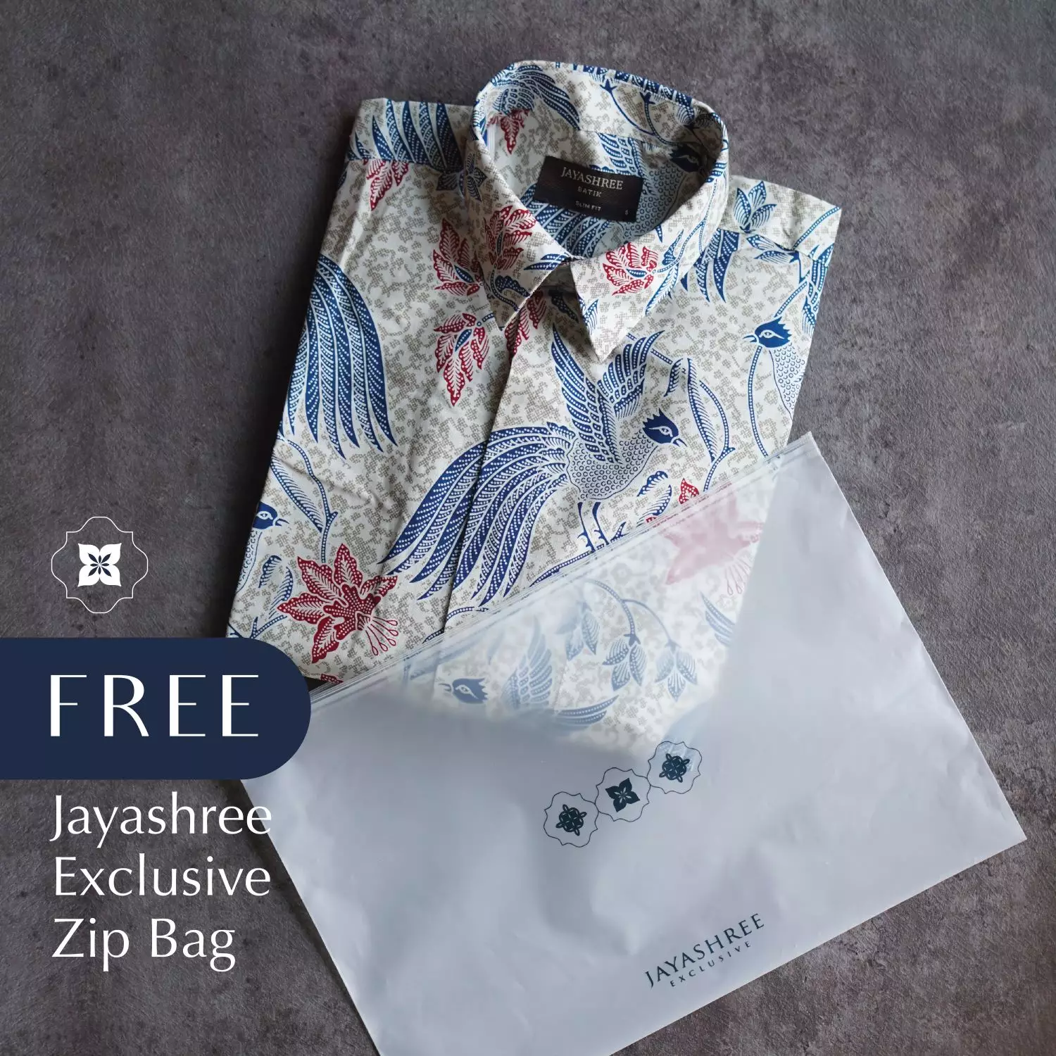 Exclusive Slimfit Asya Kemeja Batik Pria Lengan Panjang