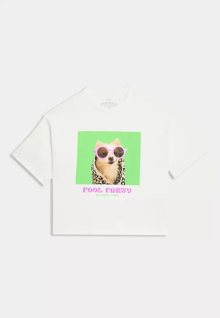 Pure Cotton Dog T-Shirt