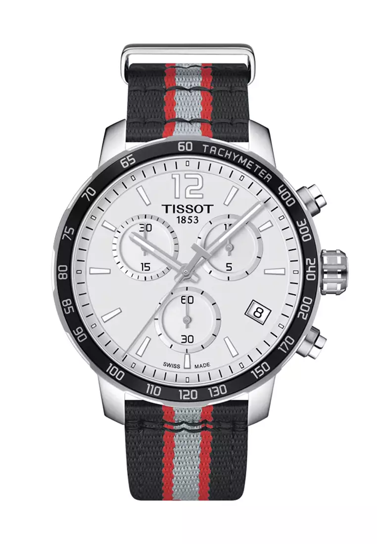 Buy Tissot Men s Quickster Chronograph NBA Golden State Warriors