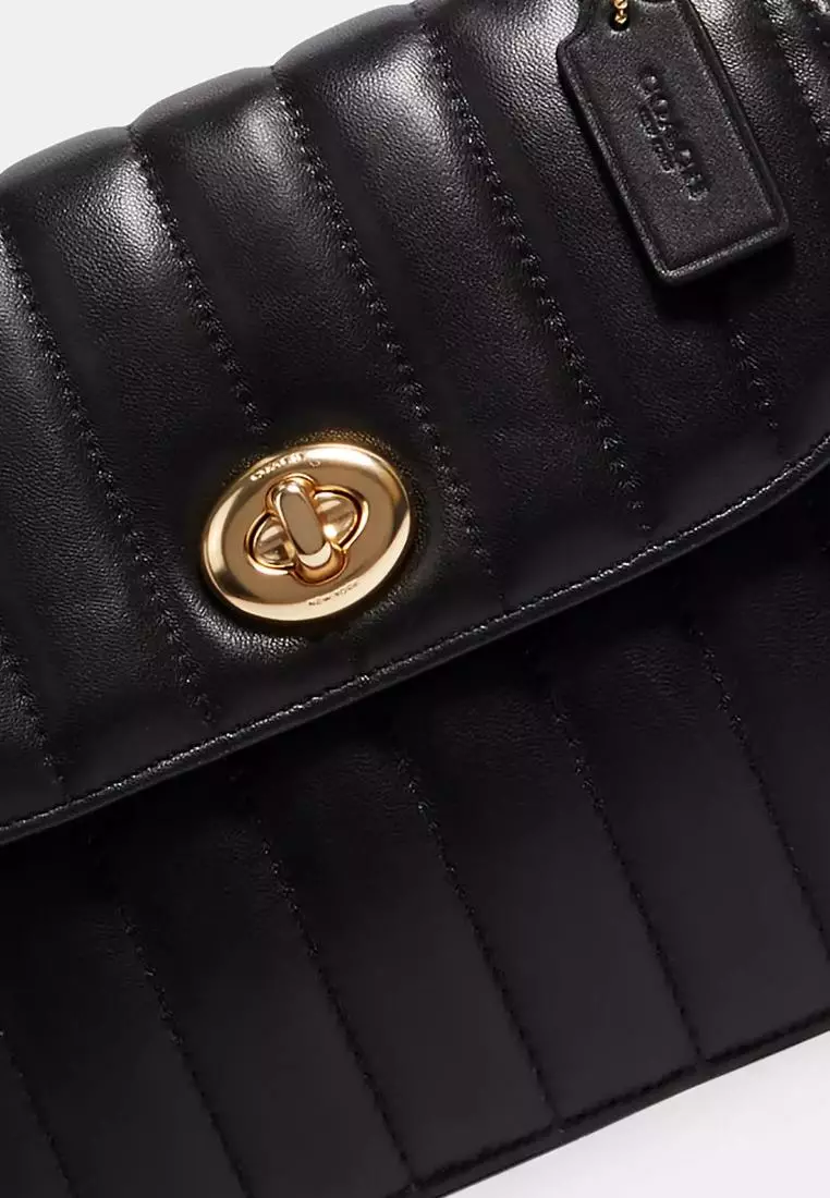 Jual COACH Coach Marlie Top Handle Satchel With Quilting Black Original 2024 ZALORA Indonesia