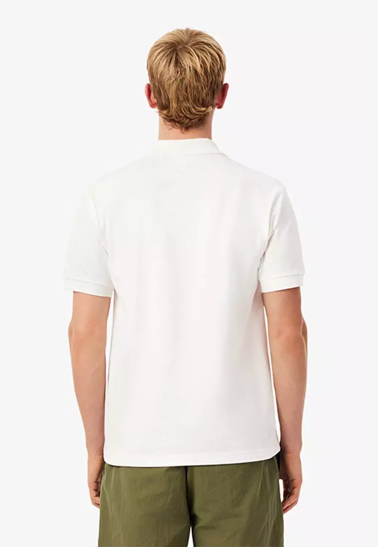 Classic Fit Embroidered Motif Piqué Polo Shirt