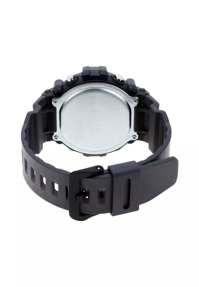 Men's Analog AE-1500WH-8BV Grey Resin Band Sport Watch