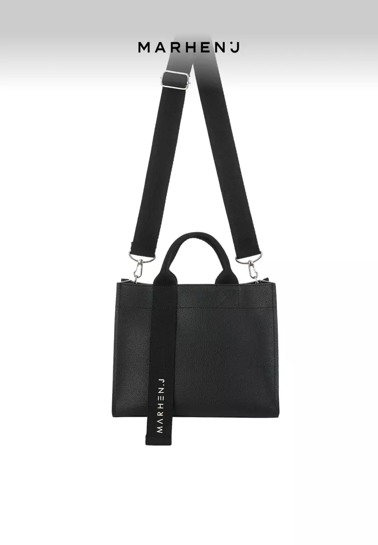 CINDY Vegan Leather Crossbody Bag All Black