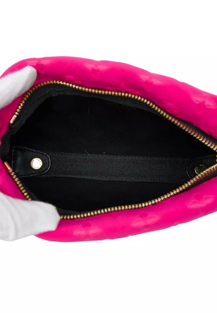 Pre-Loved Louis Vuitton Monogram Embossed Neoprene Scuba Clutch
