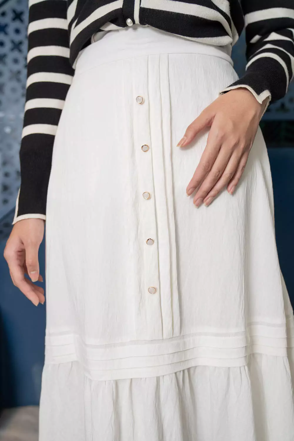 Klamby - Cesia Skirt Pearly White