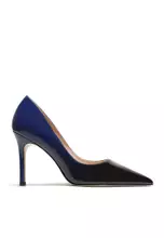 black, blue