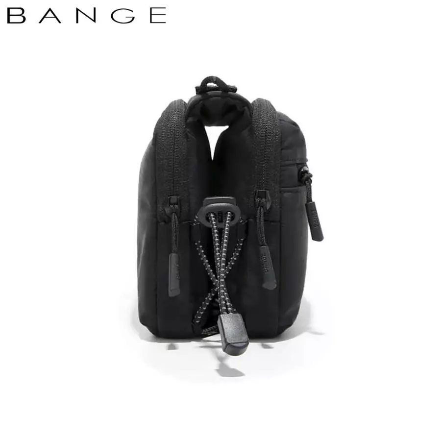 BANGE BG8089 Tas Selempang Pria Crossbody Sling Chest Waist Bag Ringan Cowok - BLACK