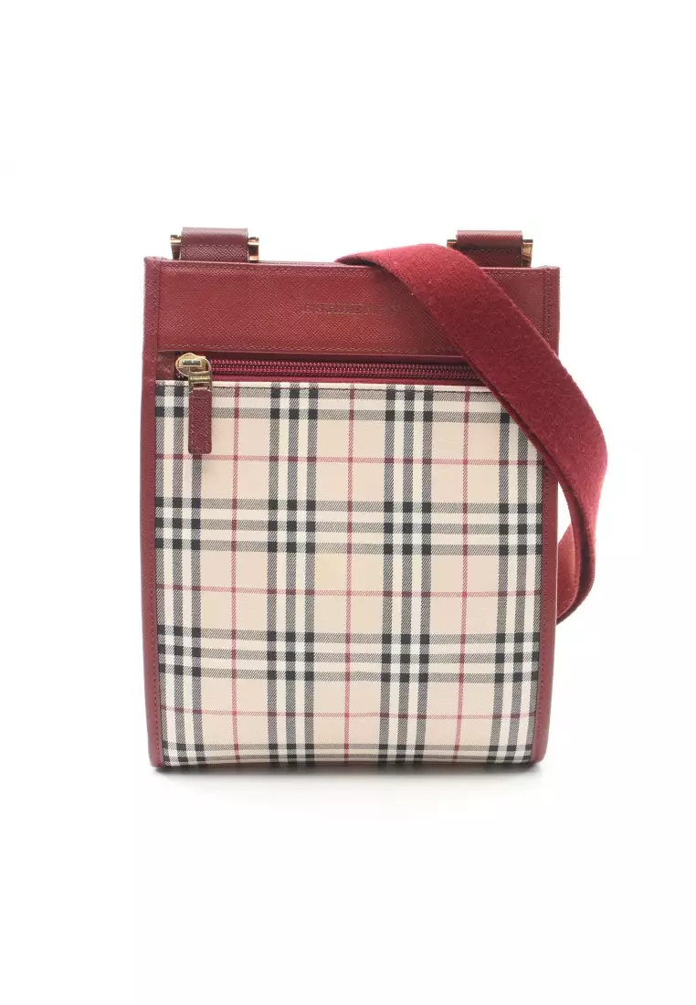 Nova check shop crossbody bag burberry