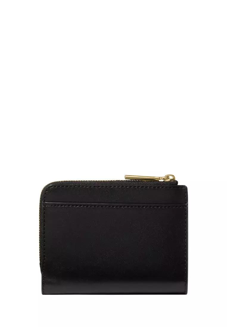 Madison Small L-zip Wallet Black