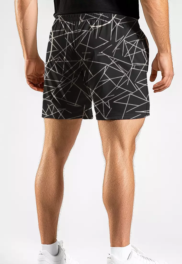 MB103 celana pendek pake pola triangle black