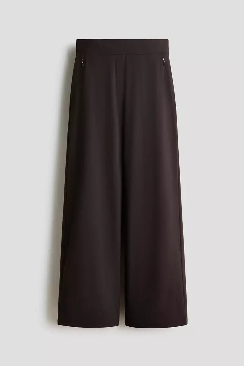 Four-way Stretch Wide Trousers