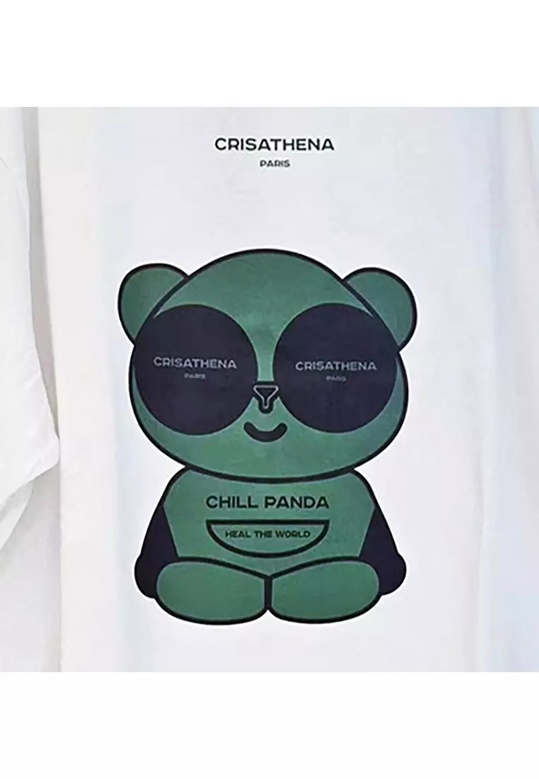 Chill Panda T-Shirt in Green