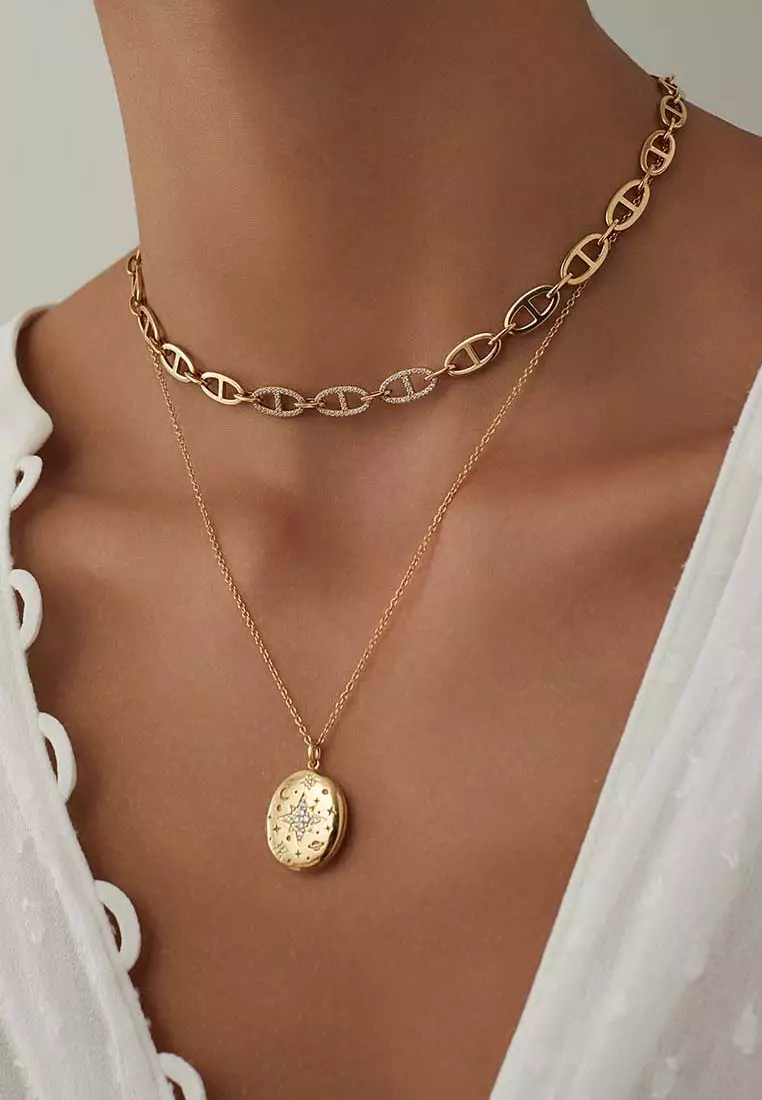 Gold vermeil sale necklace chain