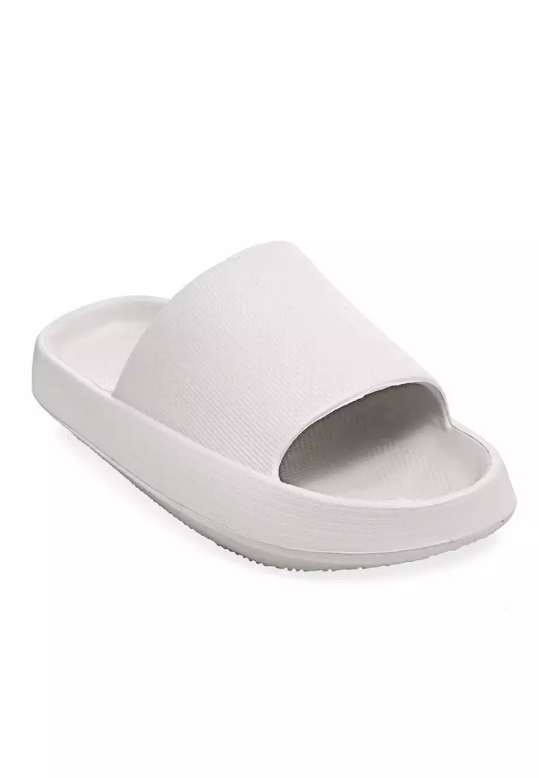 Coots Sandal Rumah Unisex Slipper Anti-Slip & Quick Dry Material EVA Soft ORIGINAL - White
