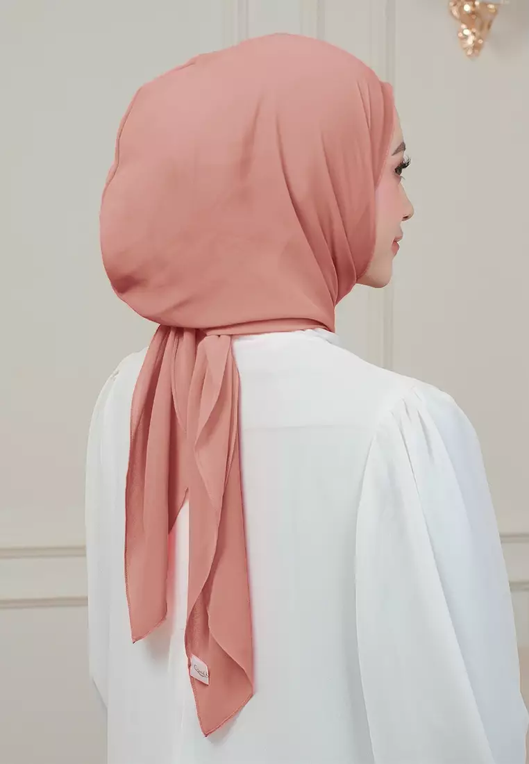HIJAB INSTAN MAGNET SYIFA - PEACH