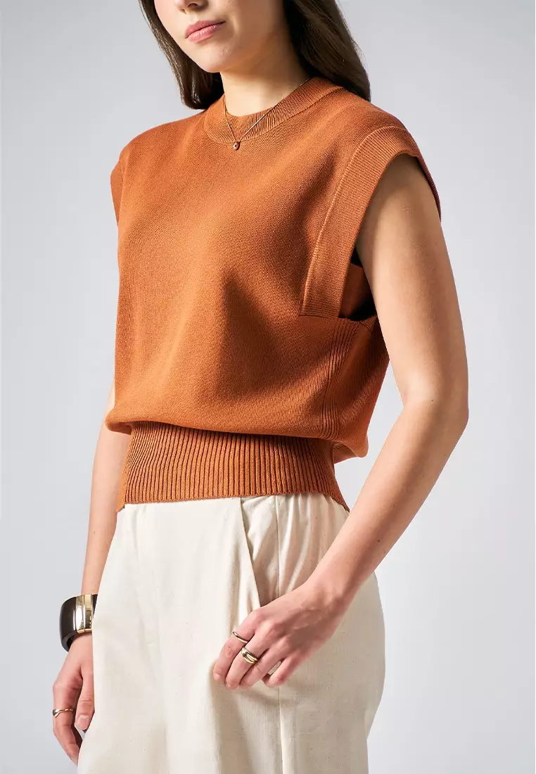 Extended Sleeve Top with Gusset Detail