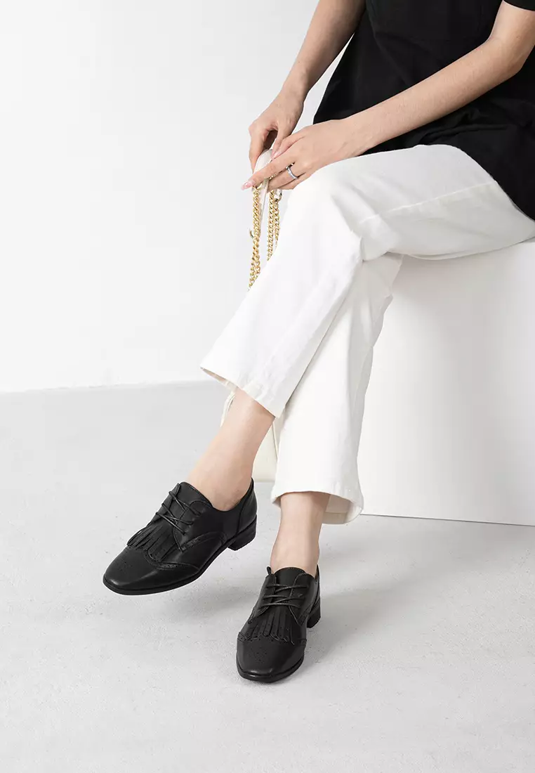 Brogue Leather Tassel Derbys TH926-3