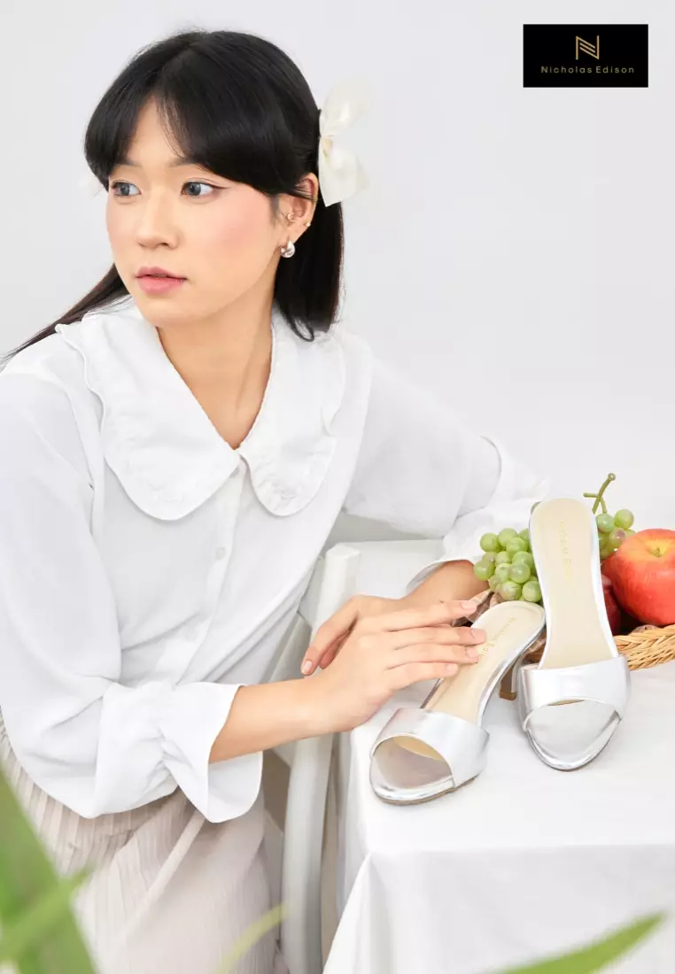 Nicholas Edison Heel Florence Silver