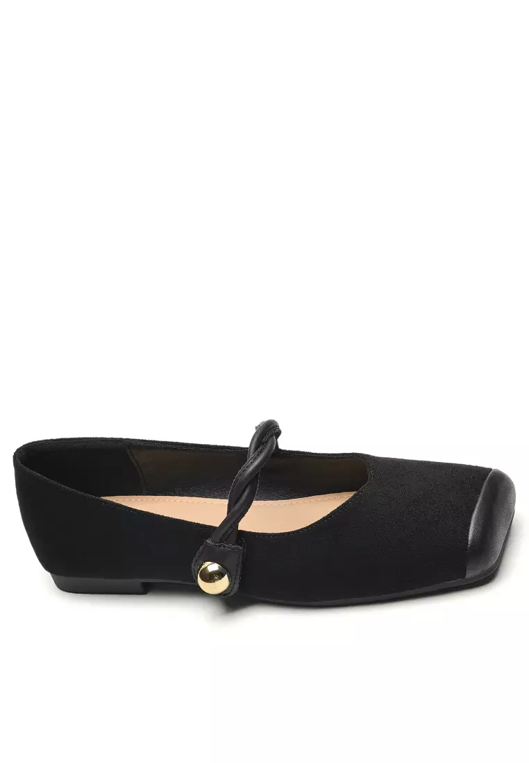Discount on Twenty Eight Shoes  shoes - SKU: Twist Strap Spliced Mary Jane Shoes WW8929-1