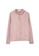 A-IN GIRLS pink Solid Lapel Chiffon Shirt E2D9FAA1CD4152GS_4