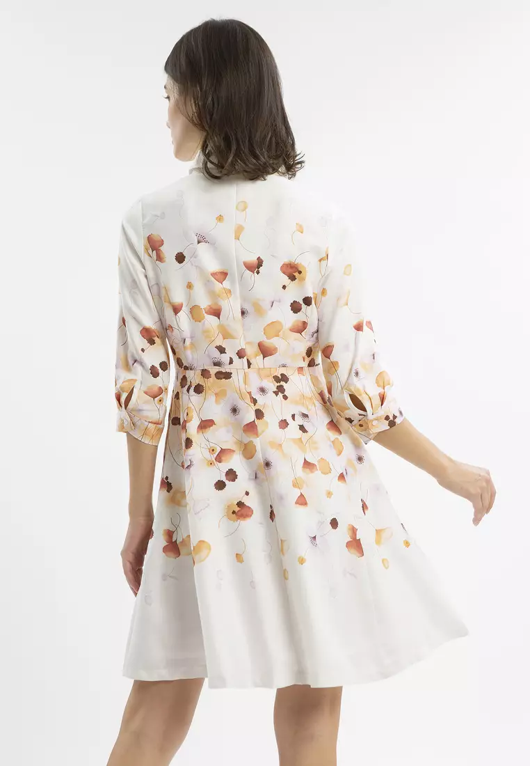 Minimal Laena Dress Coral