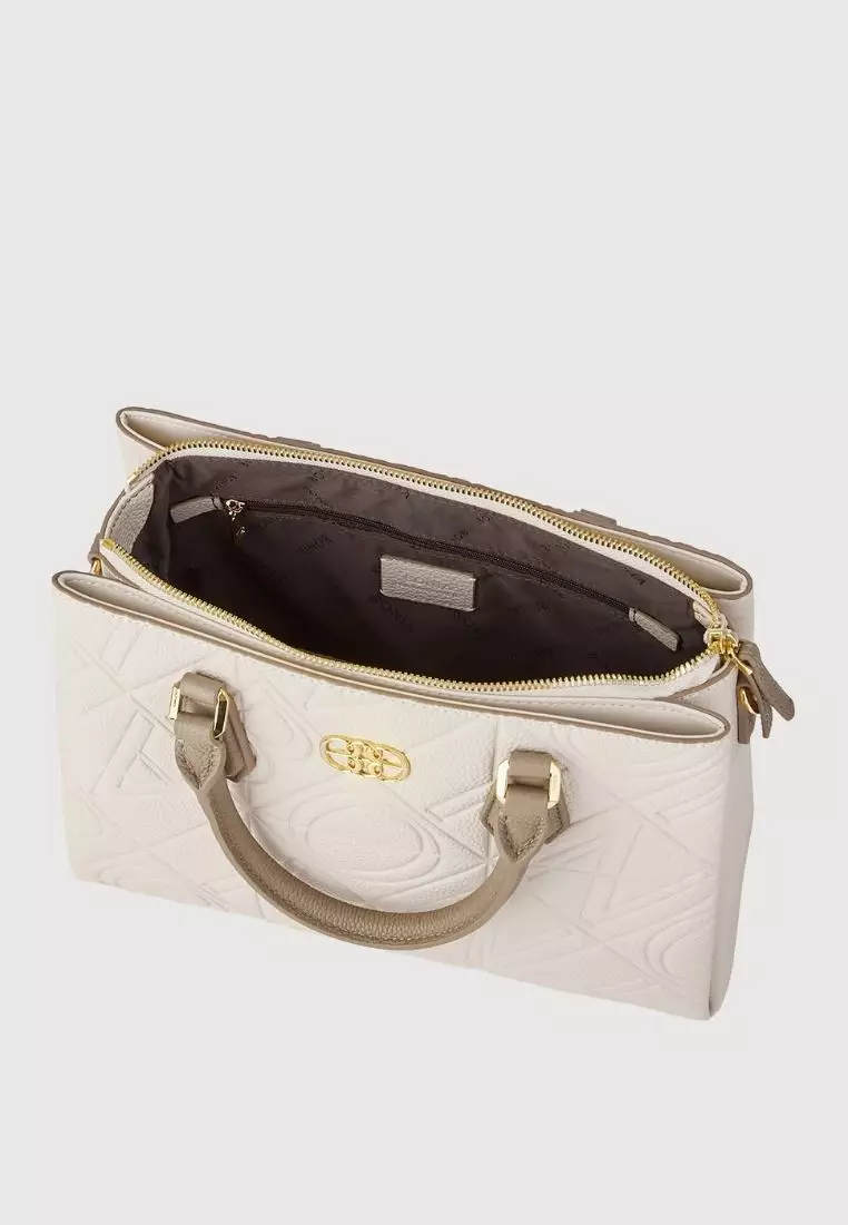Camilla Satchel Bag 2 Chalk