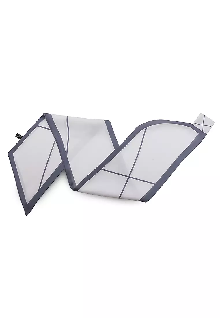 Scraf Tas Dual Tone Color Design Casual Aksesoris Bag Wanita Premium Quality - Dark Grey