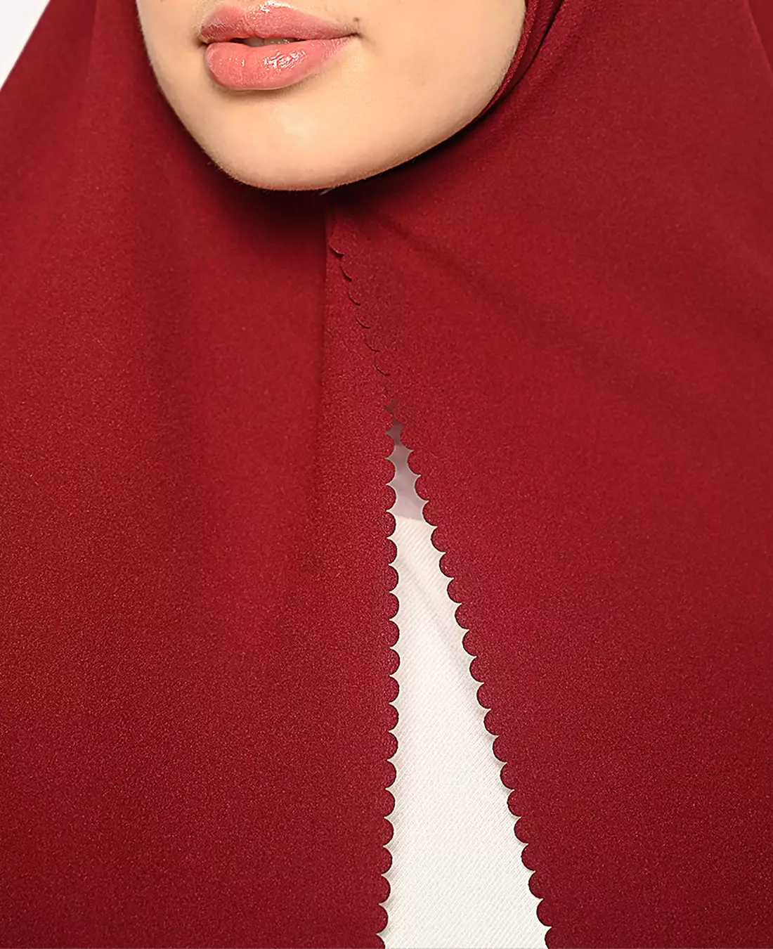 Pasmina Diamond Lasercut Maroon