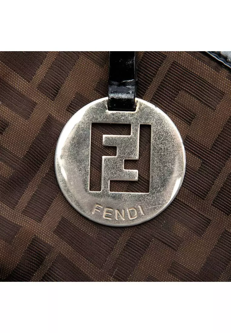 Pre-Loved Fendi Zucca Canvas Crossbody