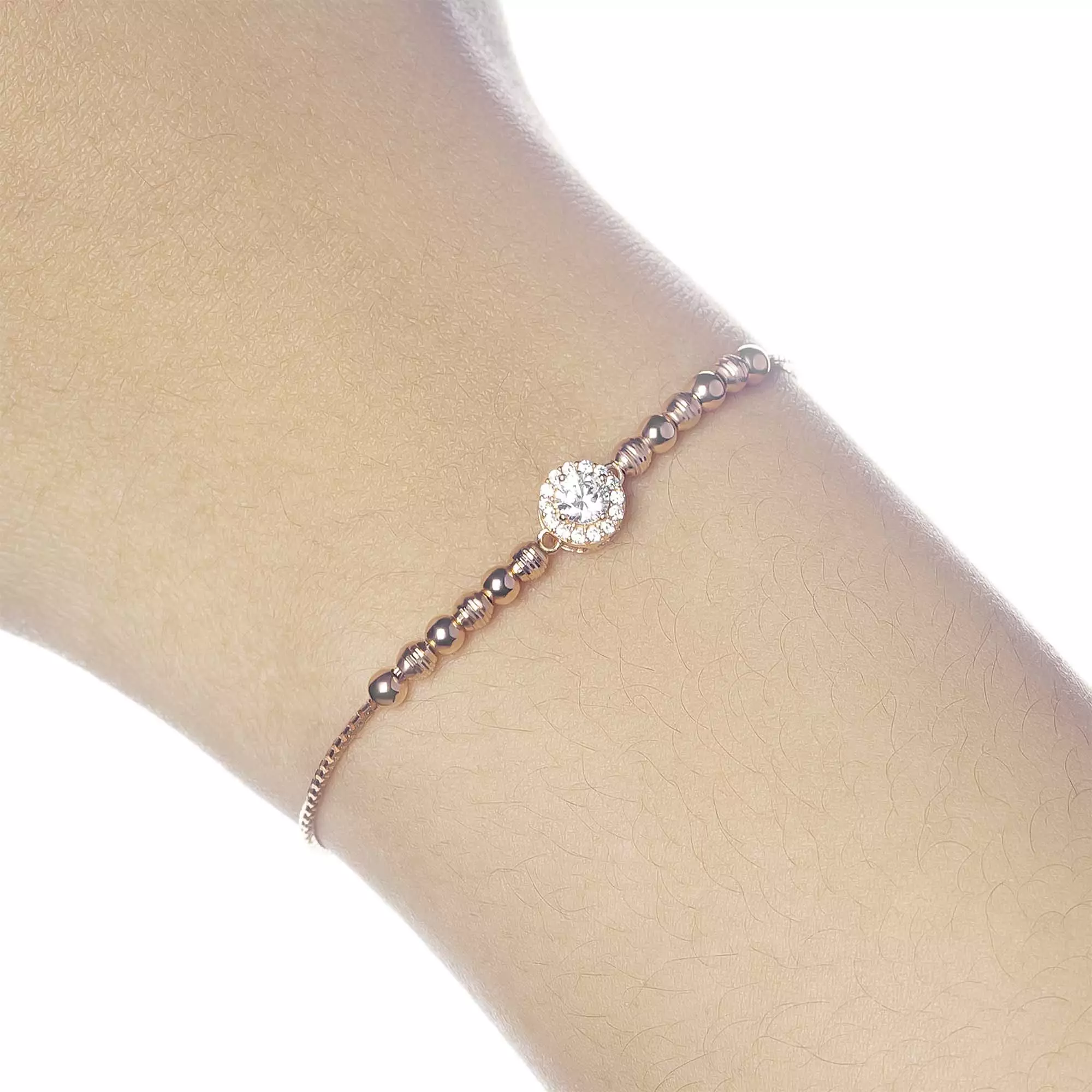Gelang Serut Emas 7k - Shina Gold Bracelet - Dotsy Collection - Juene Jewelry