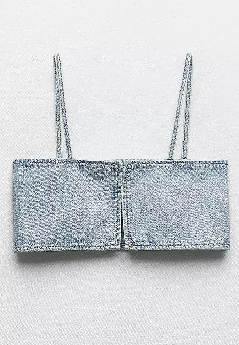 Denim Crop Top