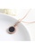 Air Jewellery gold Luxurious Black Round Necklace In Rose Gold 932C6ACAB4B013GS_3