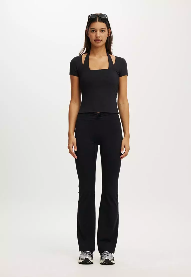 Ultra Soft Square Neck Fitted T-Shirt