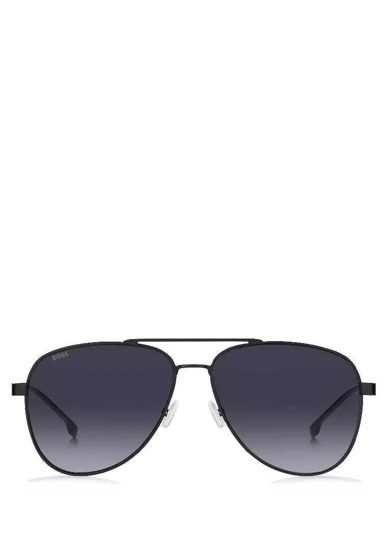 BOSS Sunglasses BOSS 1641/S-003-9O, Pilot Sharp with Matte Black color