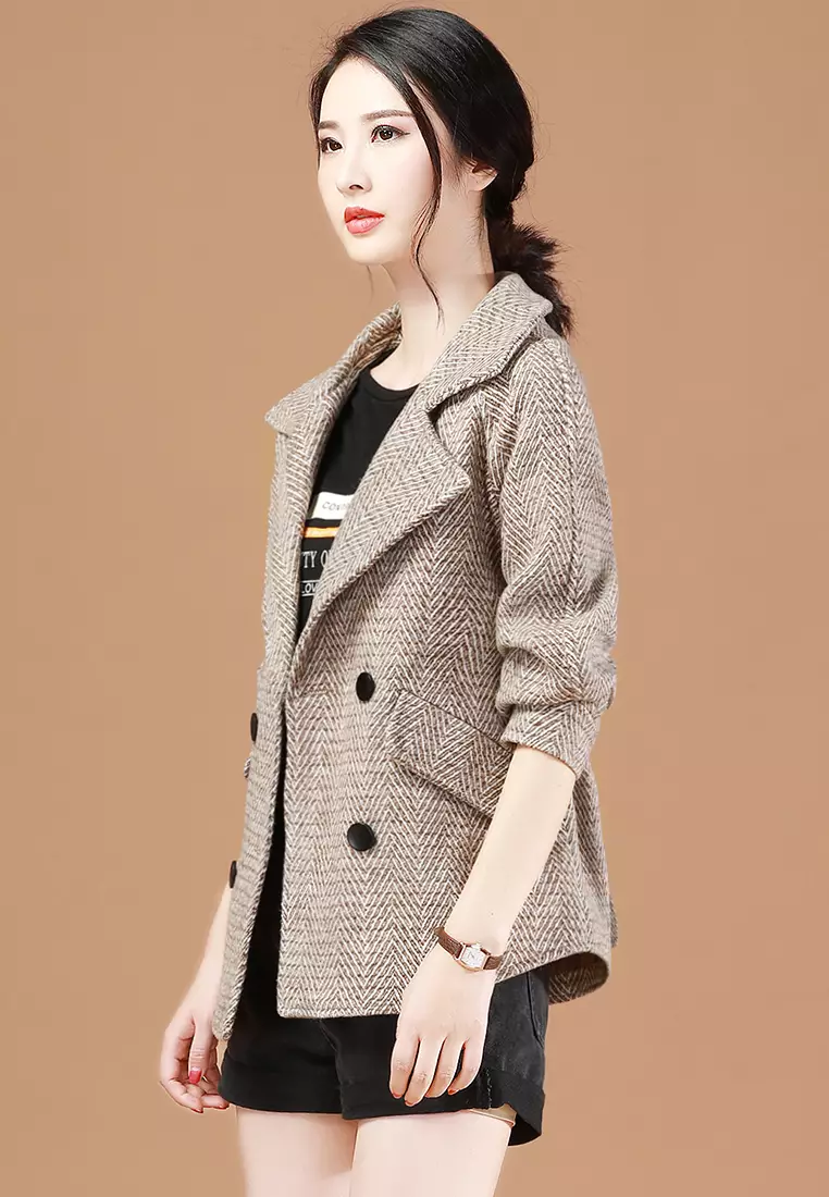 Ladies short coats online sales