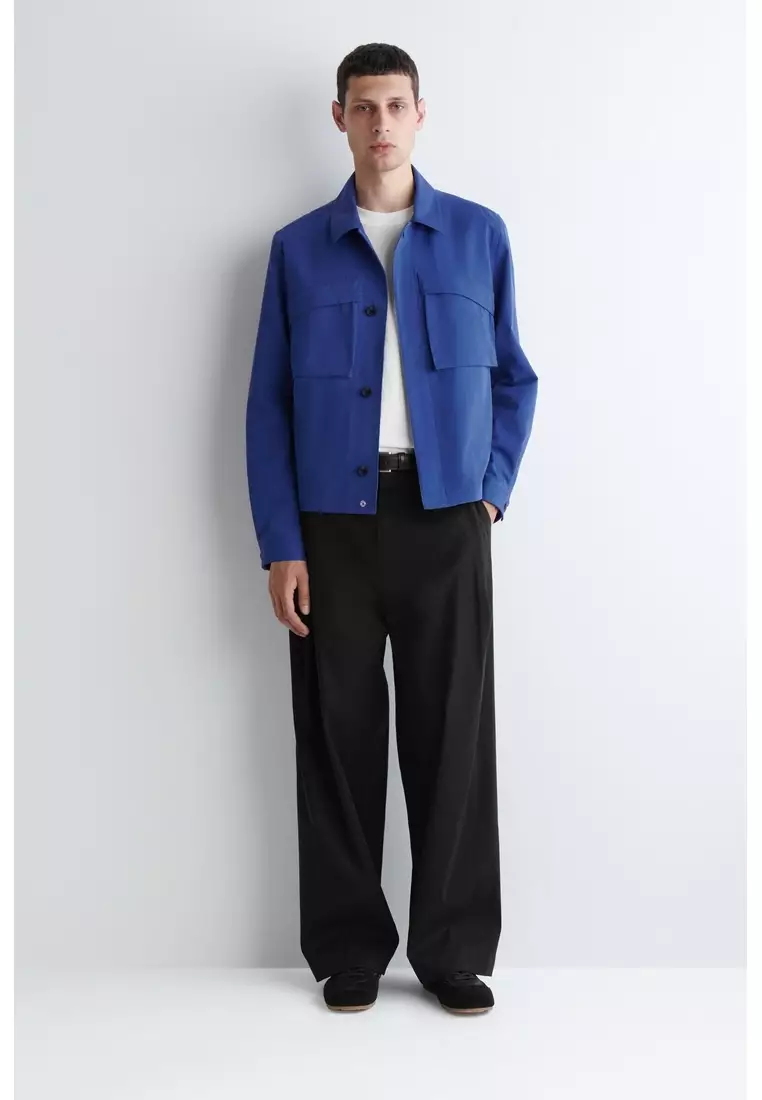 UTILITY COTTON-TWILL OVERSHIRT