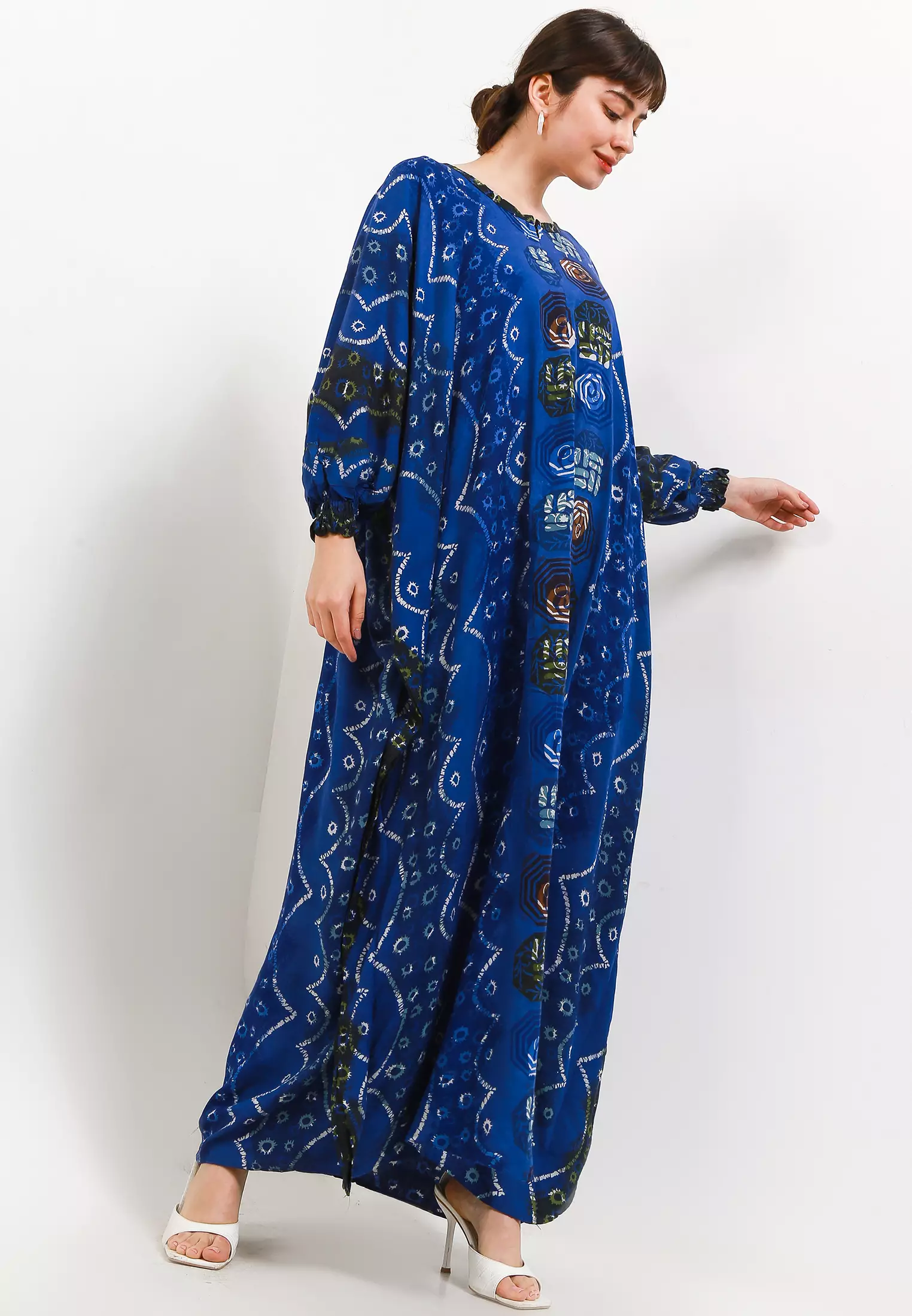 Kaftan Zanitha Soft Blue-Soft Blue