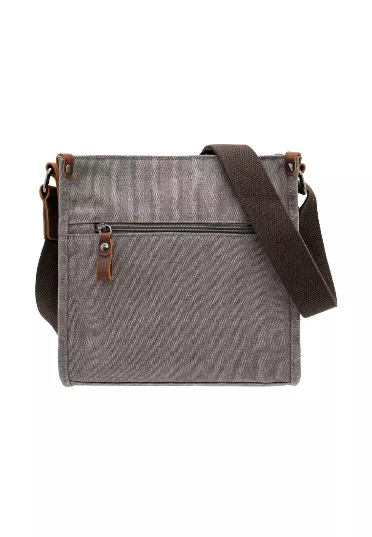 Canvas Leather Street Tide Messenger Bag BAD 21007