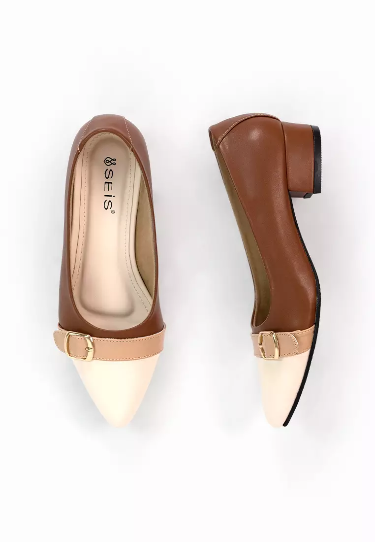 SEIS Kirey Pantofel Wanita | Sepatu Kerja Wanita Hak 3 cm