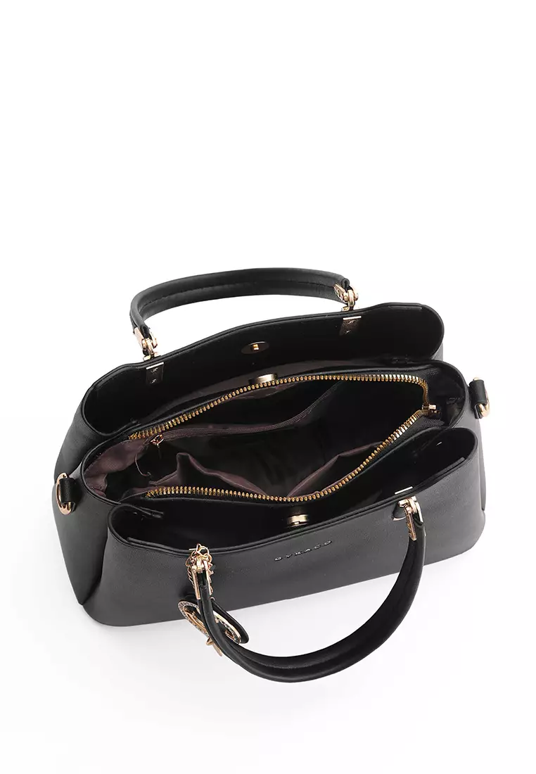 GYKACO WILLOW Black - Tas Wanita Hand bag - Fashion Top Handle Bag (Import)