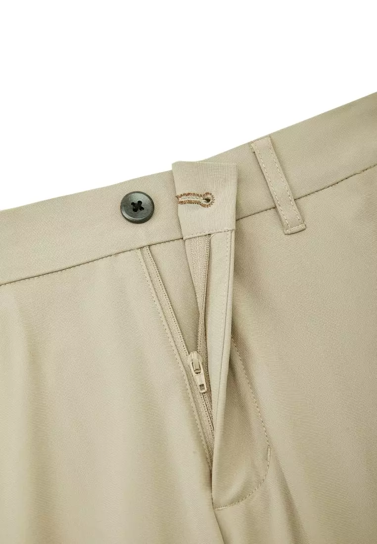 G2000 Effortless Motion Multi-Way Stretch Poly Knit Ottoman Slim Tapered Fit Casual Pants