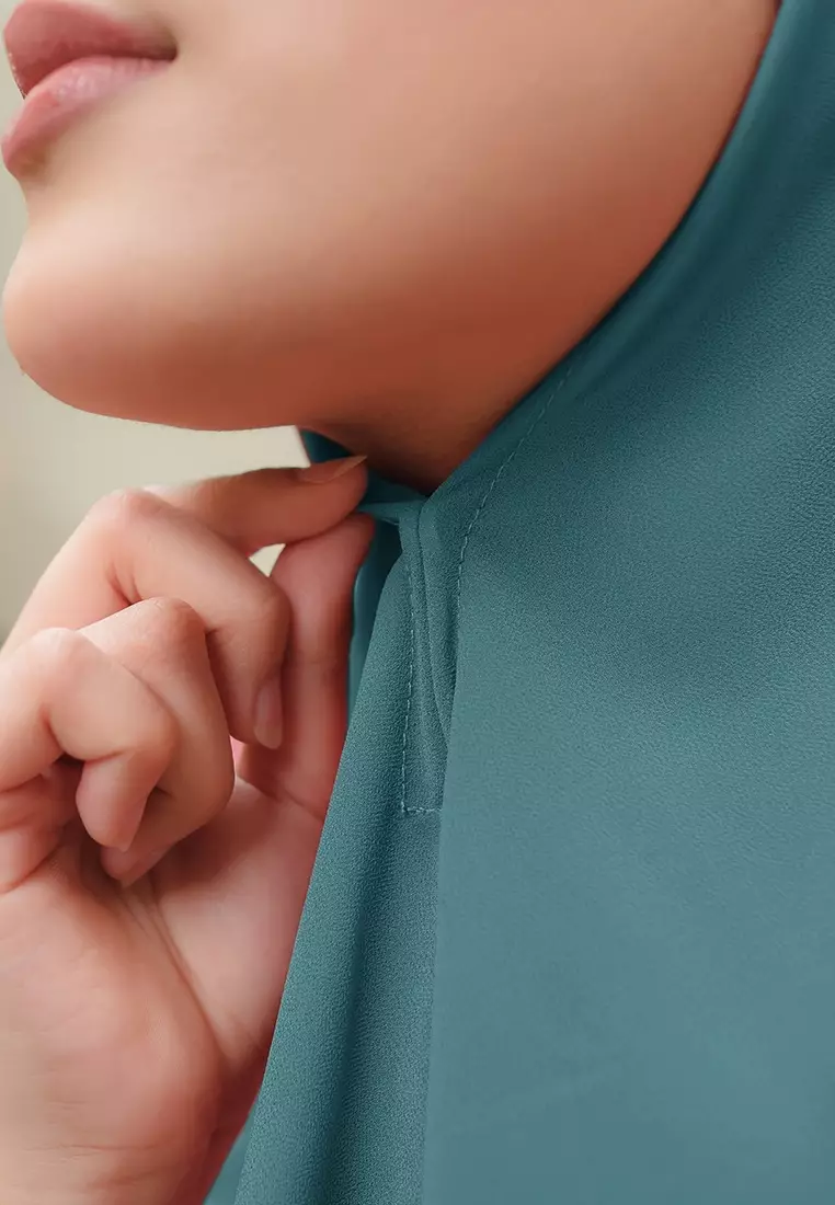 KHIBAN KHAIRA MAGNET PLUS NIQAB - DEEP MINT