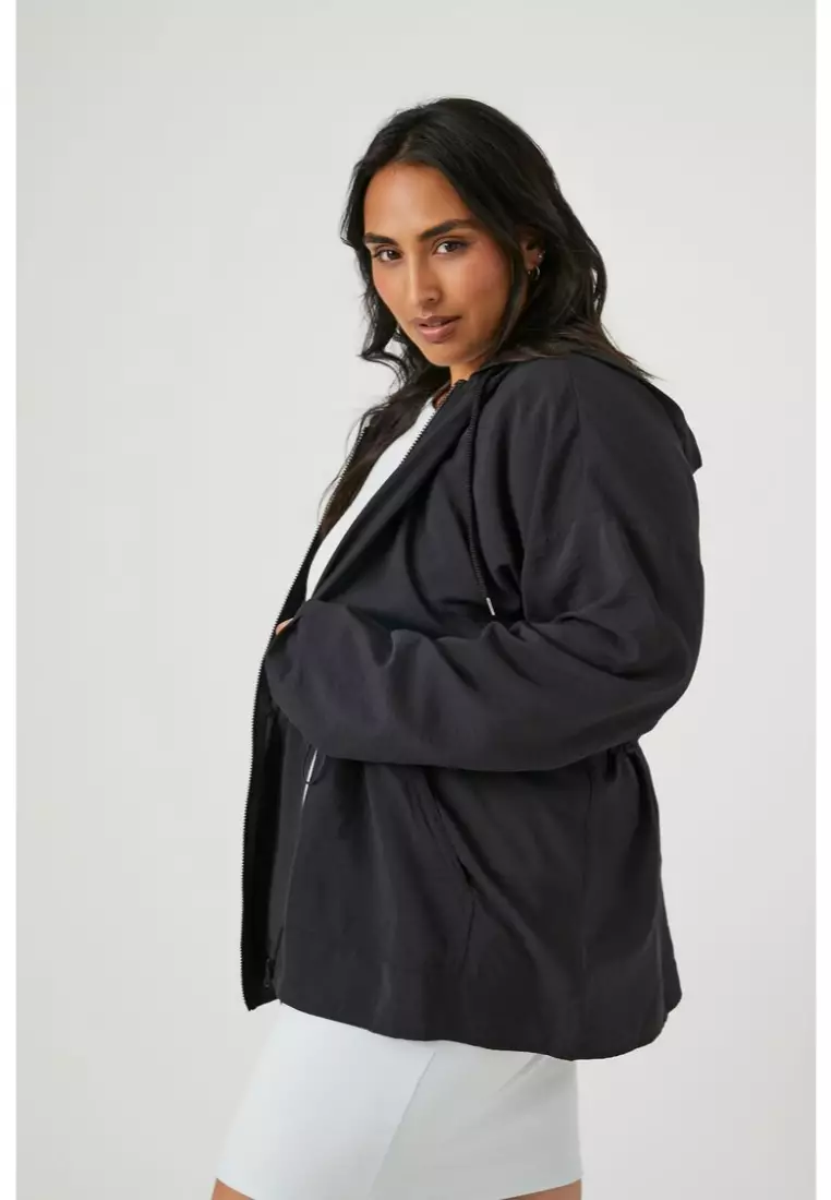 Hooded utility jacket best sale forever 21
