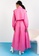Lubna pink Cotton Two Piece Shirt Dress 46C67AA49D9652GS_1
