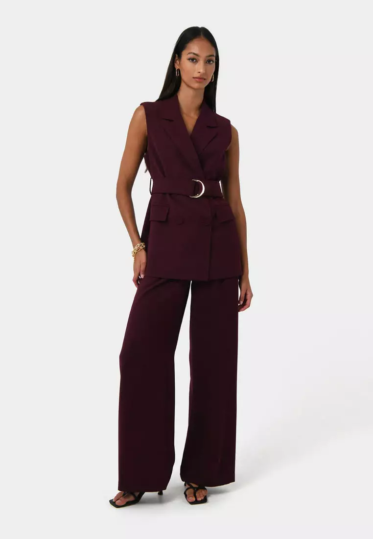 Rumy Wide Leg Tailored Pants