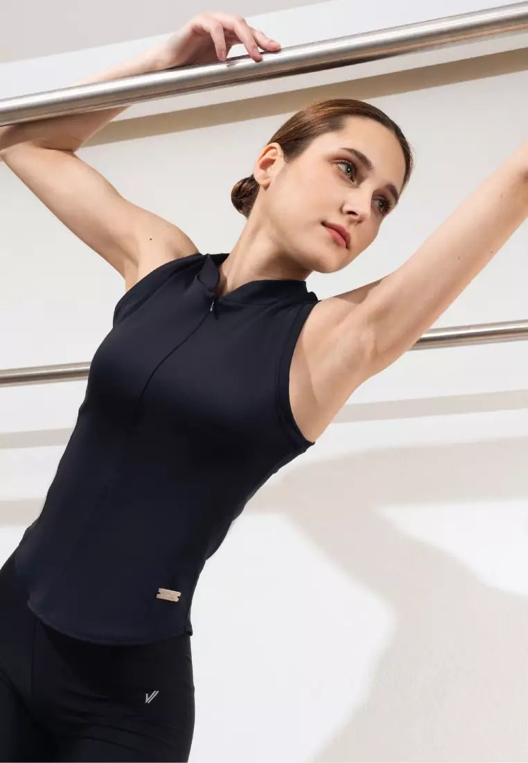ZipRise Sleeveless Shirt - Onyx