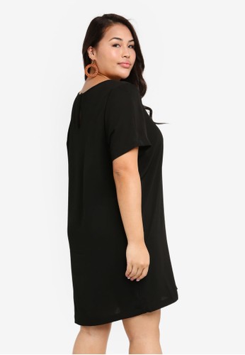 Jual Only Carmakoma Plus Size Luxsaint Mini Dress Original